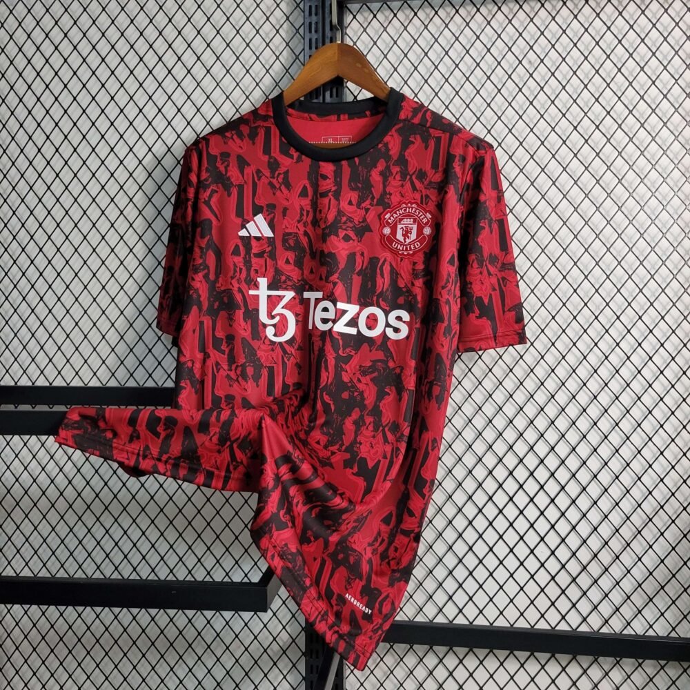 Manchester United Red&Black Training Kit 23/24 (FV) - Image 2