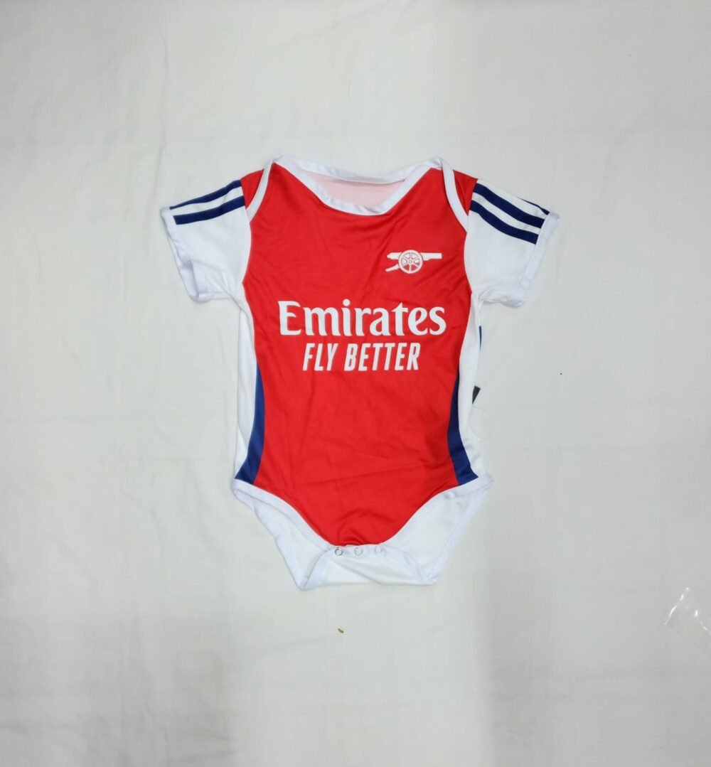 Arsenal Home 24/25 Baby Rompers