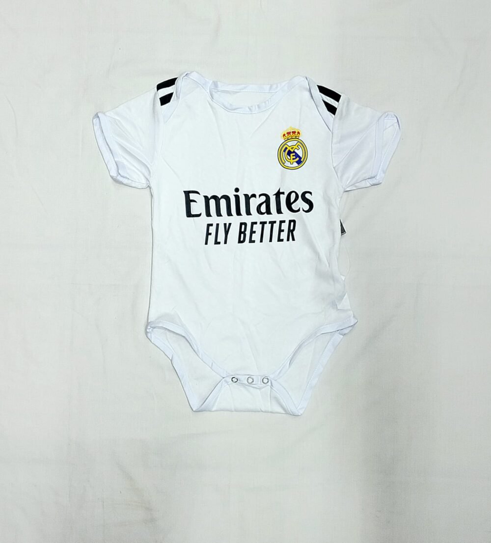 Real Madrid Home 24/25 Baby Rompers