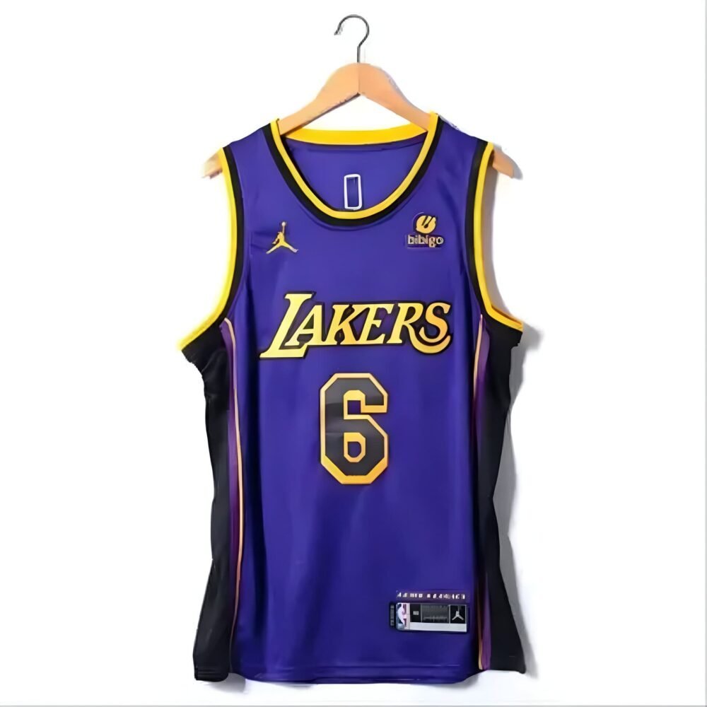 Los Angeles Lakers Voilet JAMES (6)