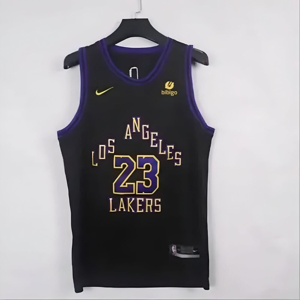Los Angeles Lakers Black JAMES (23)