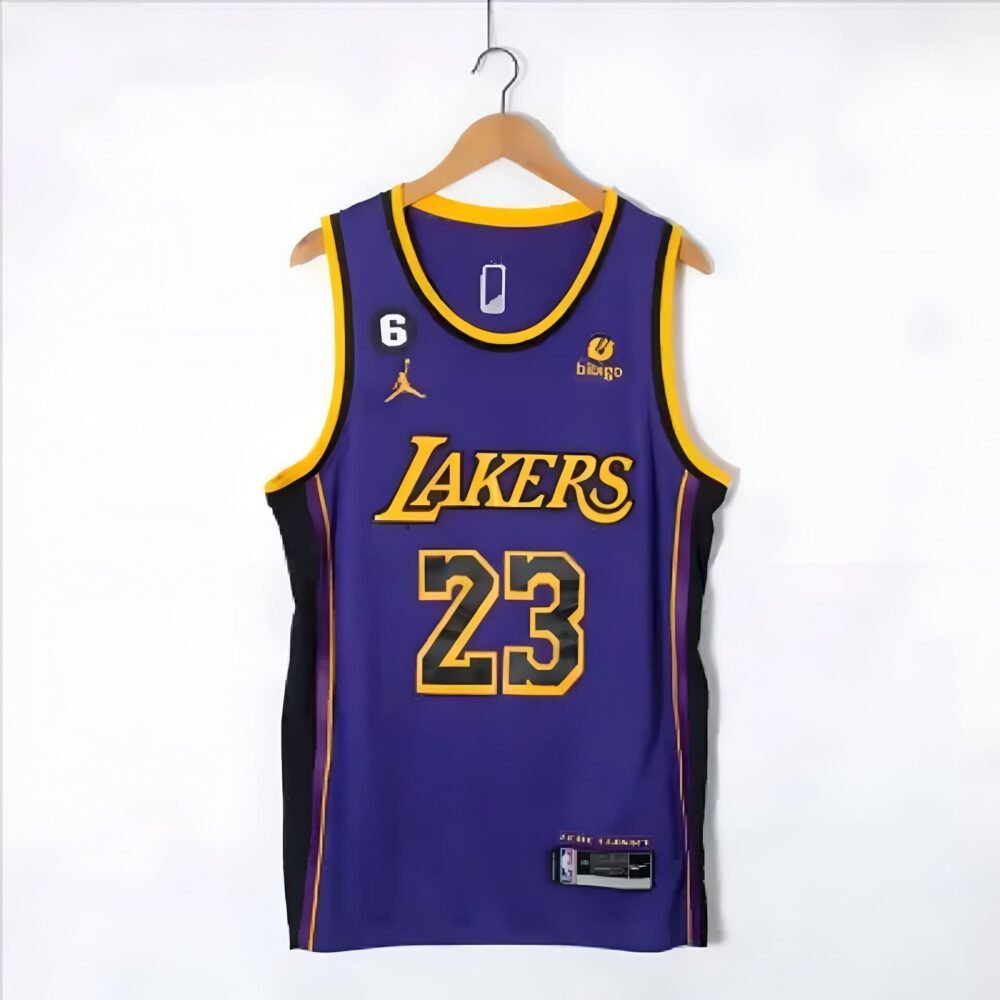 Los Angeles Lakers Voilet JAMES (23)