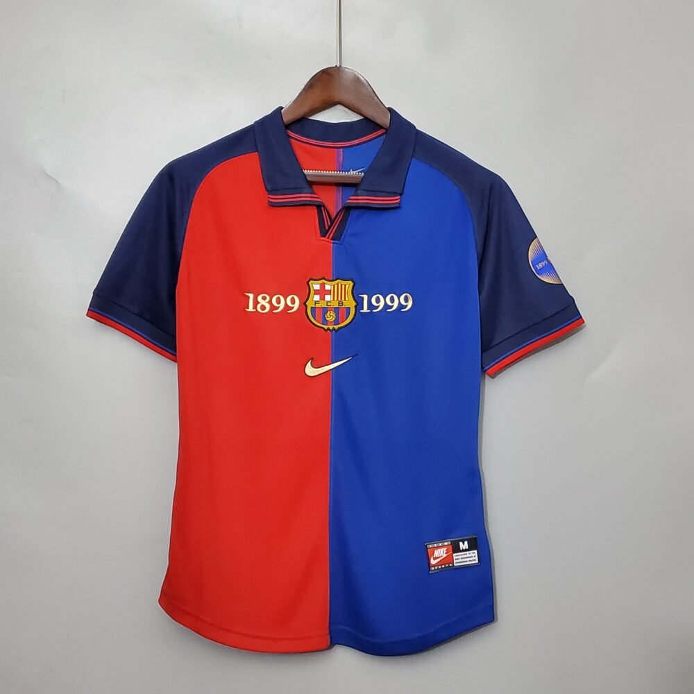 Barcelona Home Kit Anniversary Edition 1899/1999 (Half Sleeve)