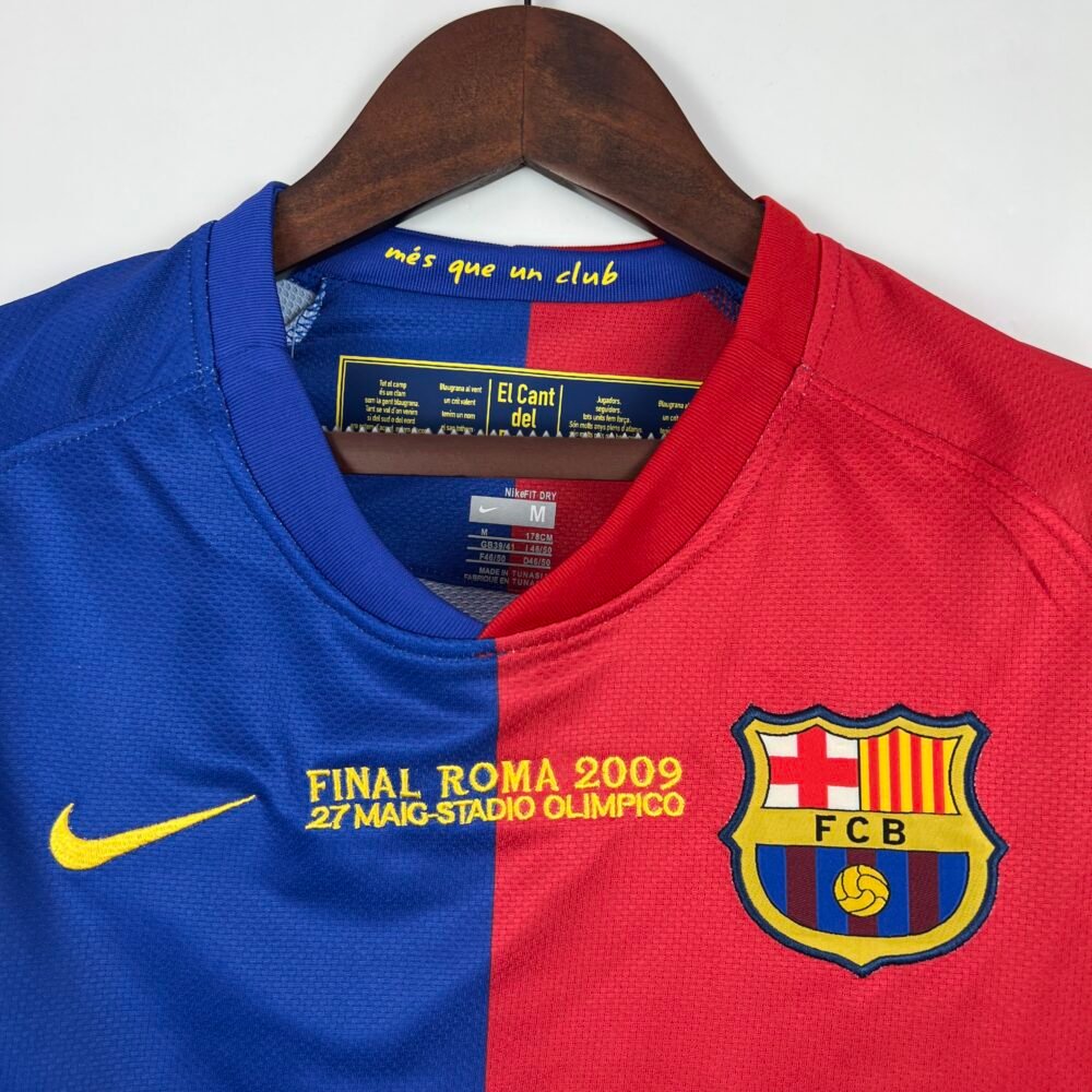 Barcelona Home Kit 2009 UCL FINAL Edition (Half Sleeve) - Image 3