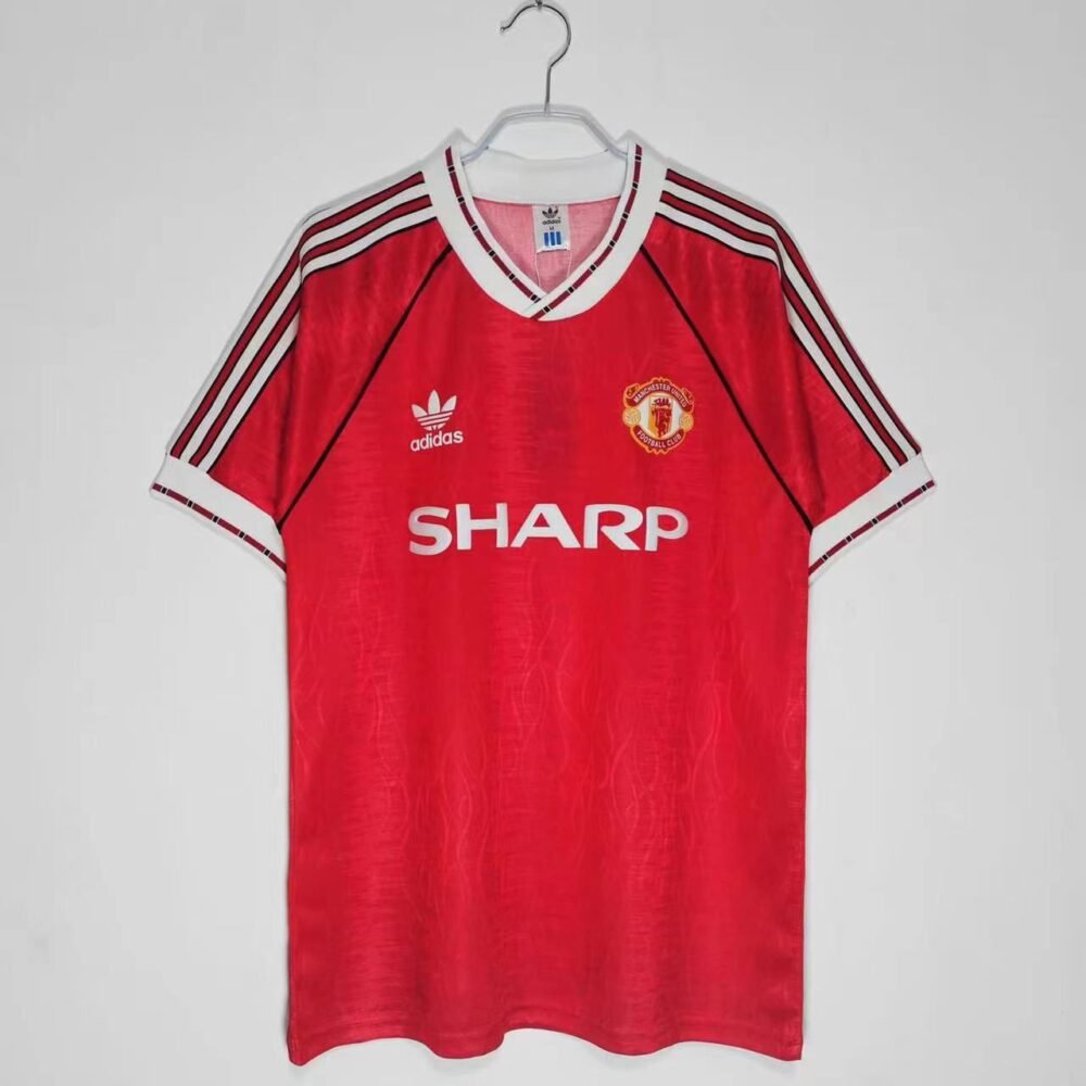 Manchester United Home Kit 1991/92 (Half Sleeve)