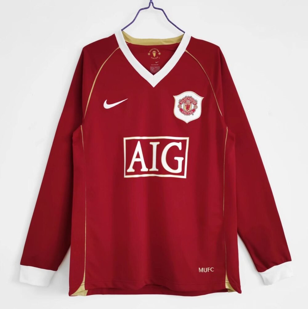 Manchester United Home Kit 2006/07 (Full Sleeve)