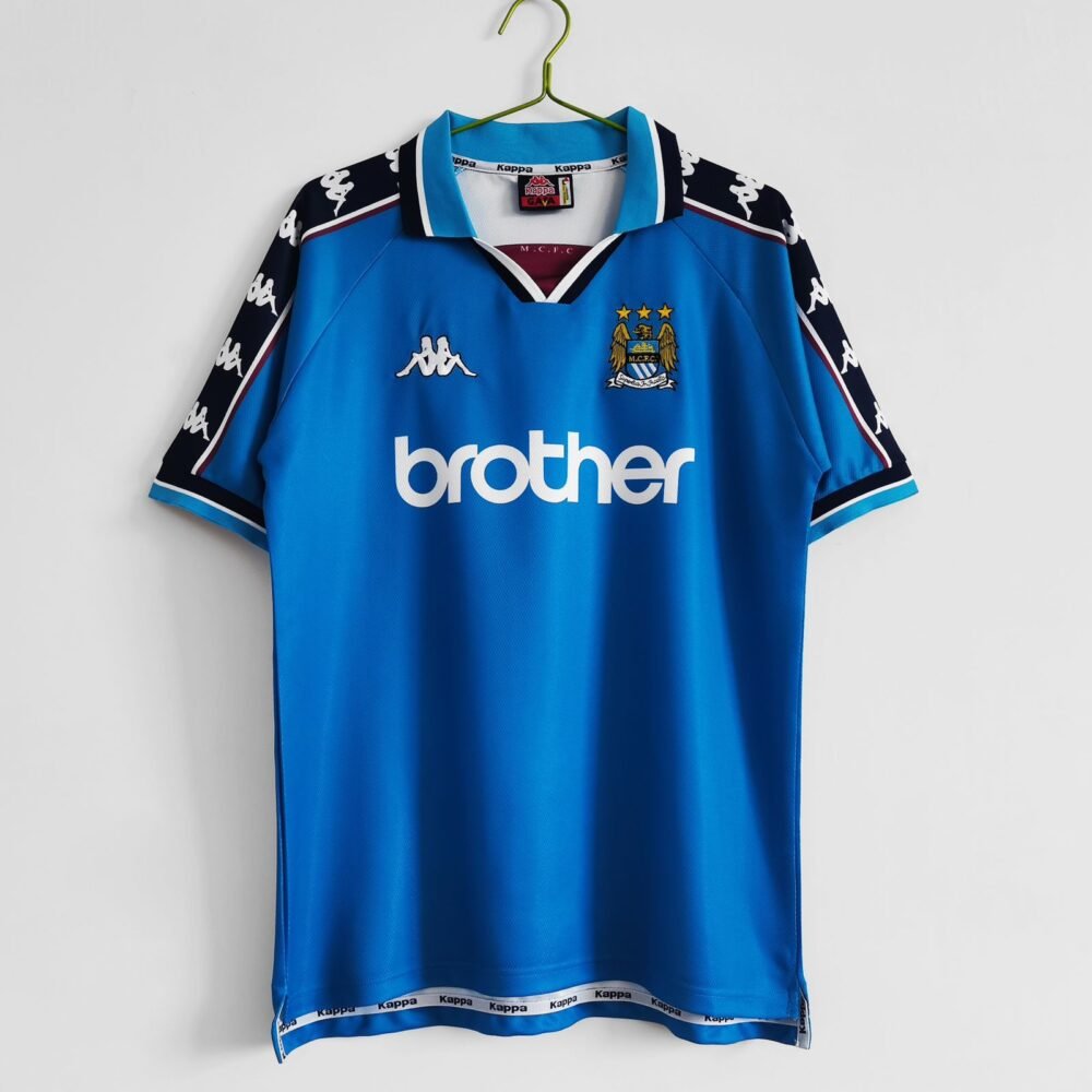 Manchester City Home Kit 1997/98 (Half Sleeve)
