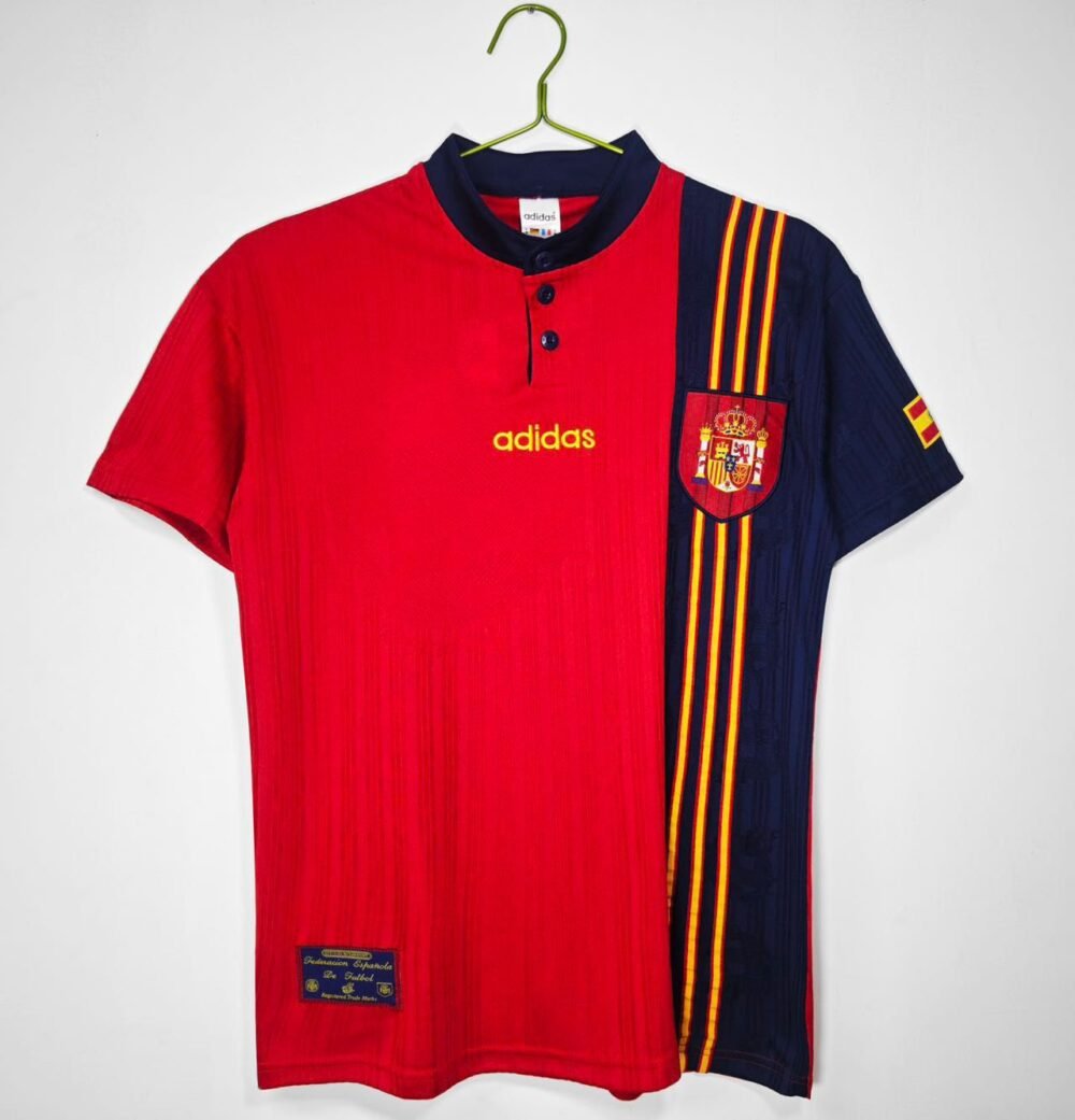 Spain Home Kit EURO 1996 (Half Sleeve)