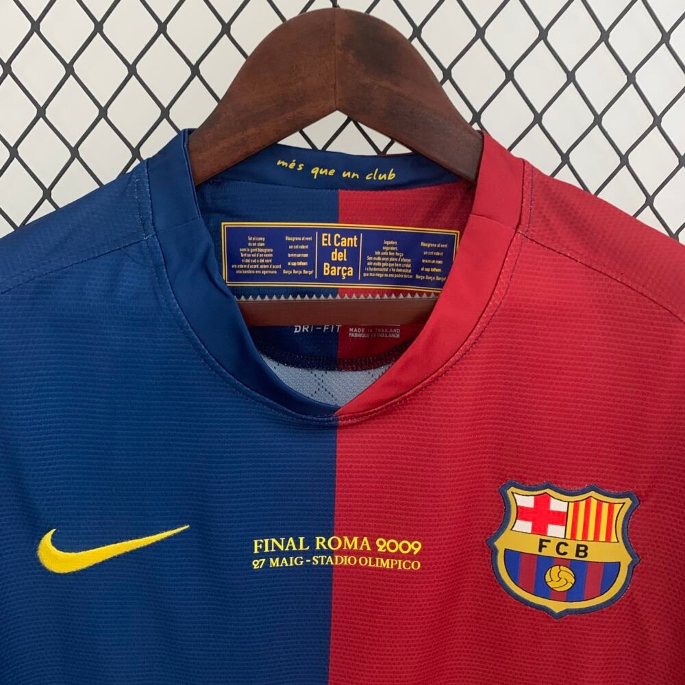 Barcelona Home Kit 2009 UCL FINAL Edition (Full Sleeve) - Image 3