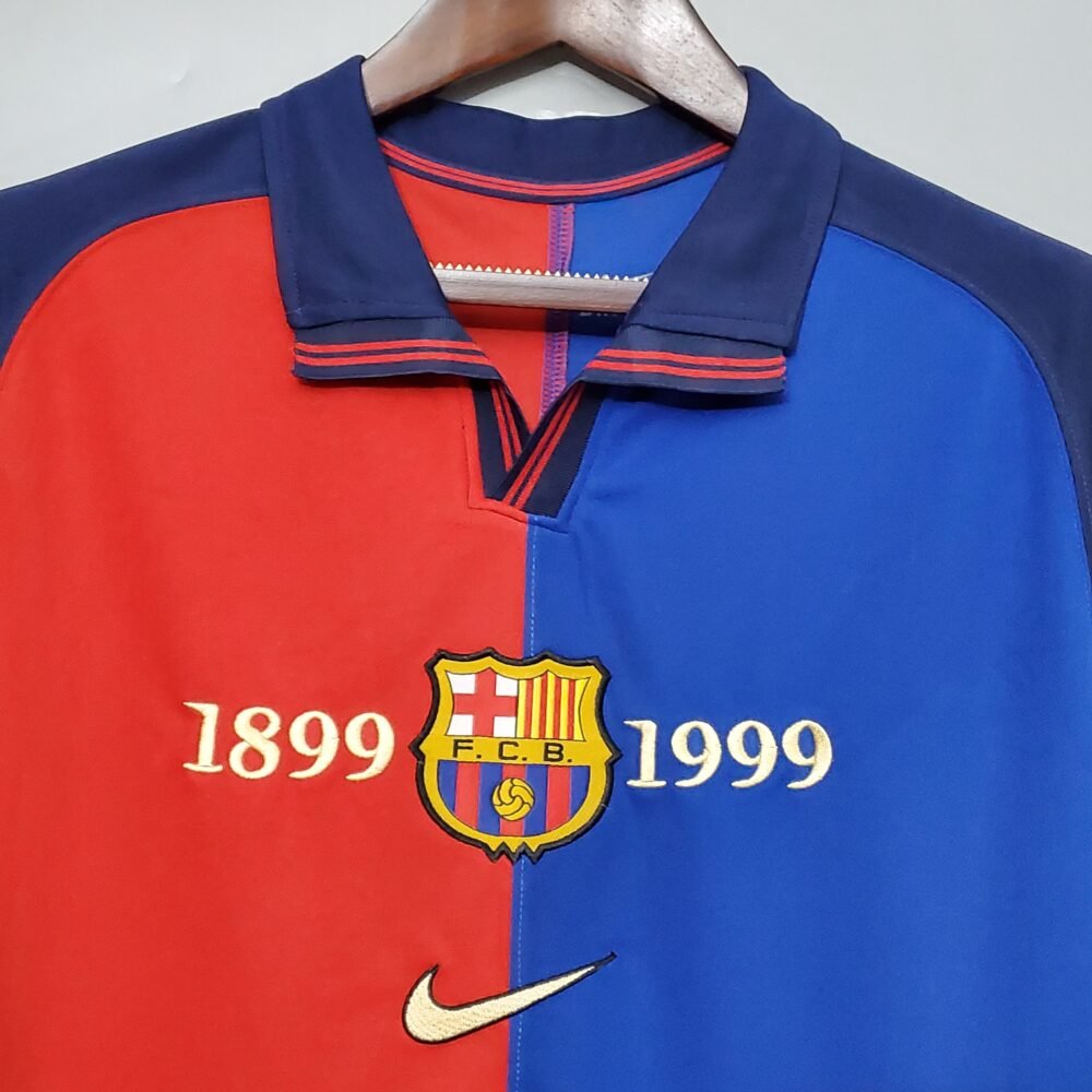 Barcelona Home Kit Anniversary Edition 1899/1999 (Half Sleeve) - Image 3