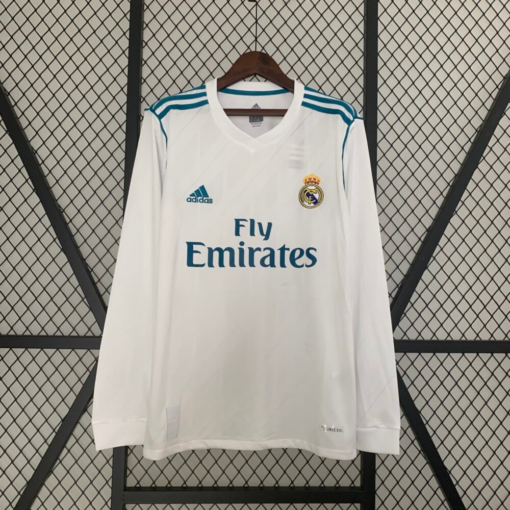 Real Madrid Home Kit 2017/18 (Full Sleeve)