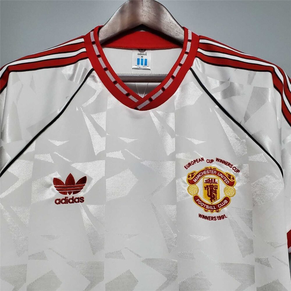 Manchester United Away Kit 1990/91 (Half Sleeve) - Image 5