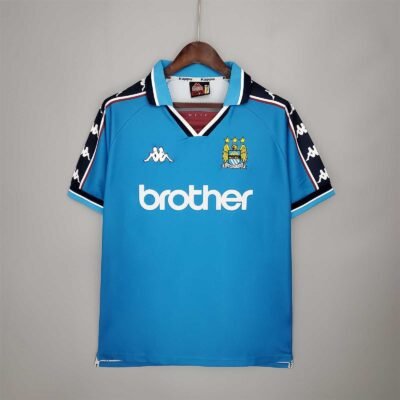 Manchester City Home Kit 1997/98 (Half Sleeve)