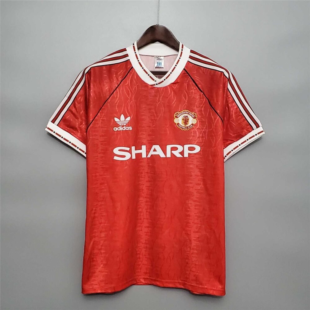 Manchester United Home Kit 1991/92 (Half Sleeve)