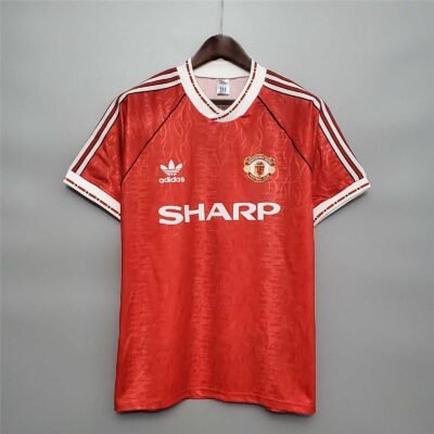 Manchester United Home Kit 1991/92 (Half Sleeve)