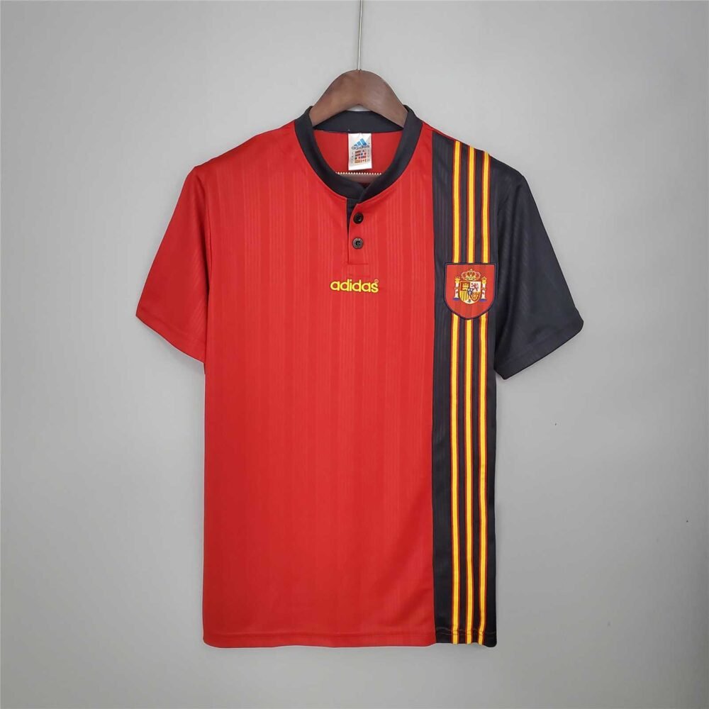 Spain Home Kit EURO 1996 (Half Sleeve)