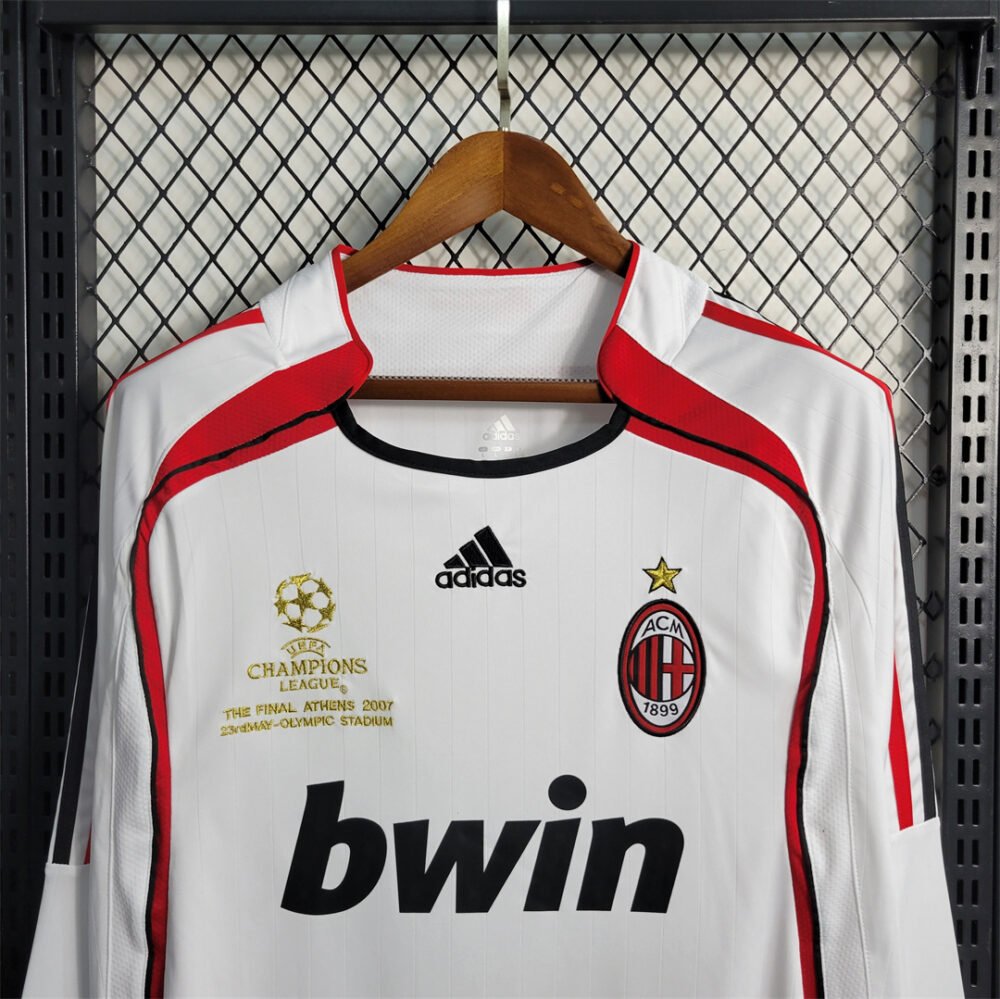 AC Milan Away Kit UCL FINAL 2007 (Full Sleeve) - Image 3