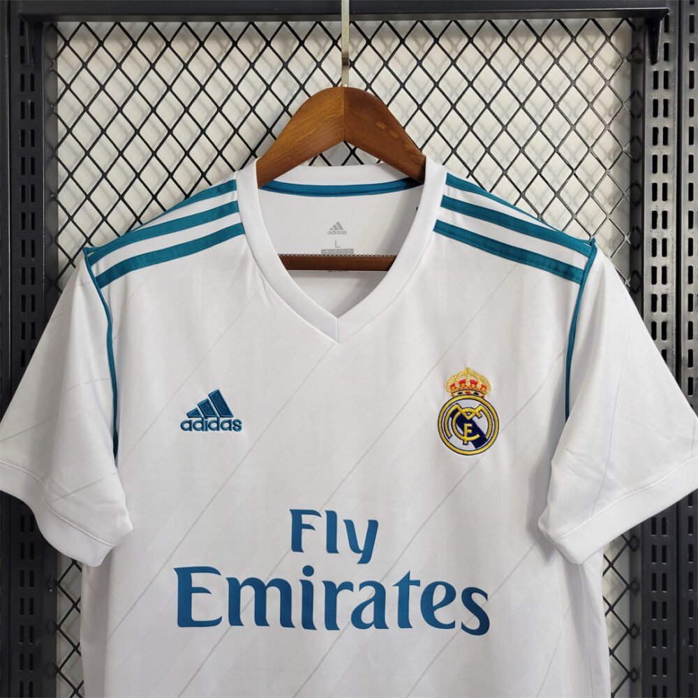 Real Madrid Home Kit 2017/18 (Half Sleeve) - Image 6