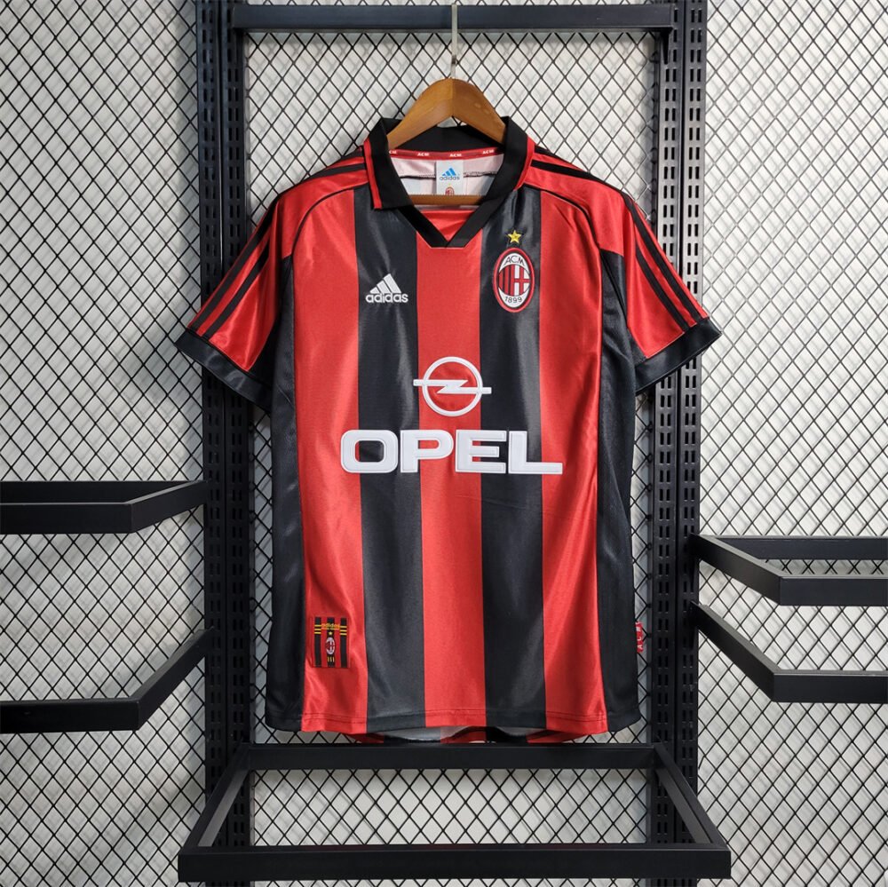 AC Milan Home Kit 1998/99 (Half Sleeve)