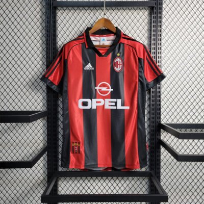 AC Milan Home Kit 1998/99 (Half Sleeve)
