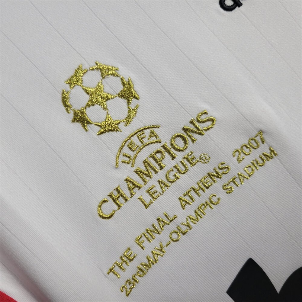 AC Milan Away Kit UCL FINAL 2007 (Half Sleeve) - Image 4
