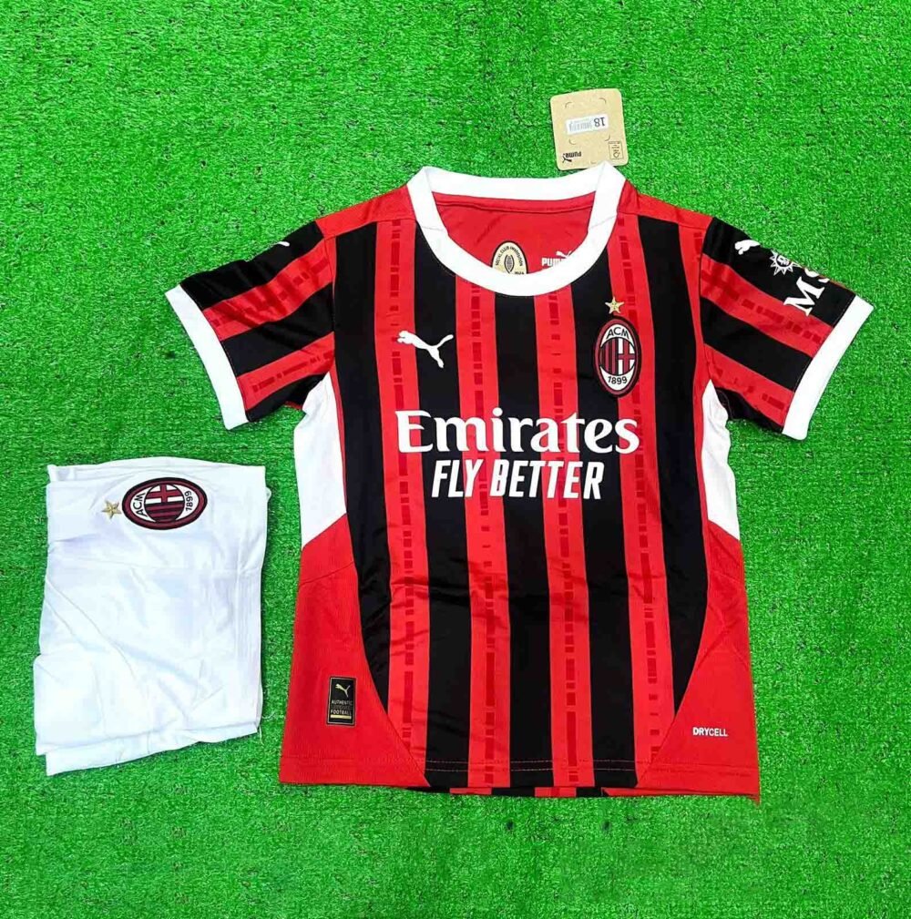Ac Milan Home Kit 24/25 (KIDS)