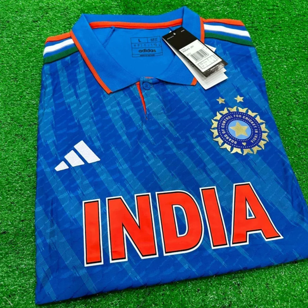 New India ODI Tricolor Jersey 2023 Full Sleeves (PV)