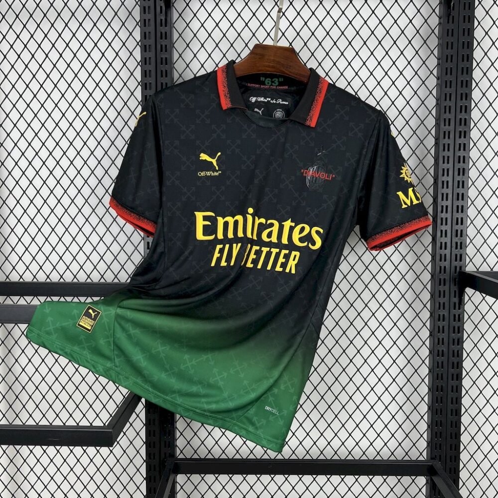 AC MILAN x OFF-WHITE Black-Green Edition 24/25 (FV)