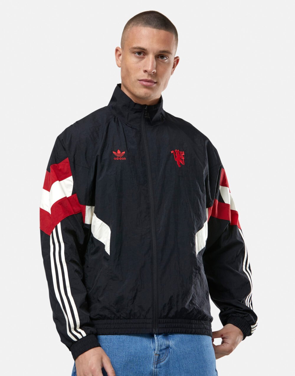 Manchester United Windbreaker Jacket 24/25 (Black) - Image 2