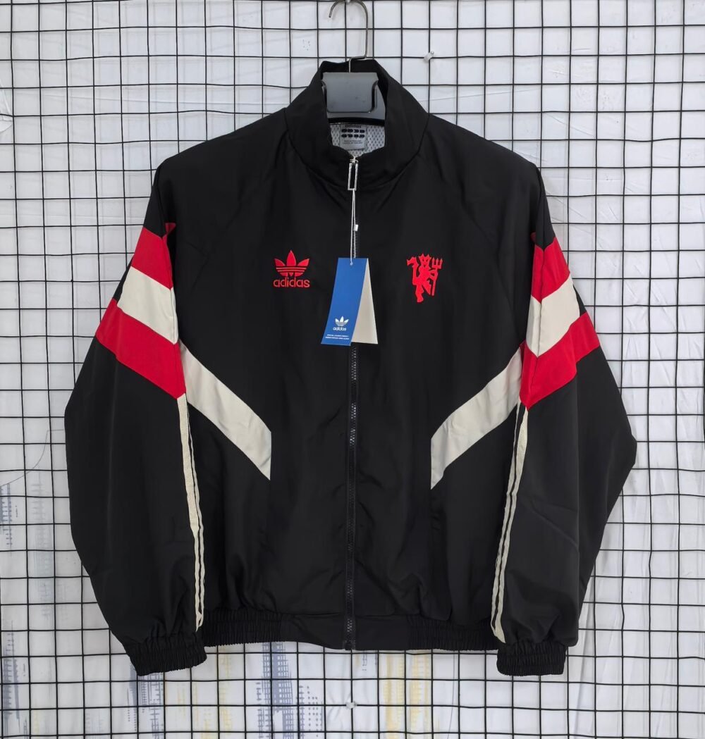 Manchester United Windbreaker Jacket 24/25 (Black)