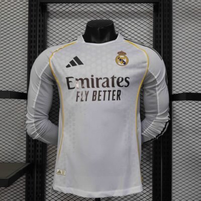 Real Madrid Home Kit 25/26 Full Sleeves (PV)