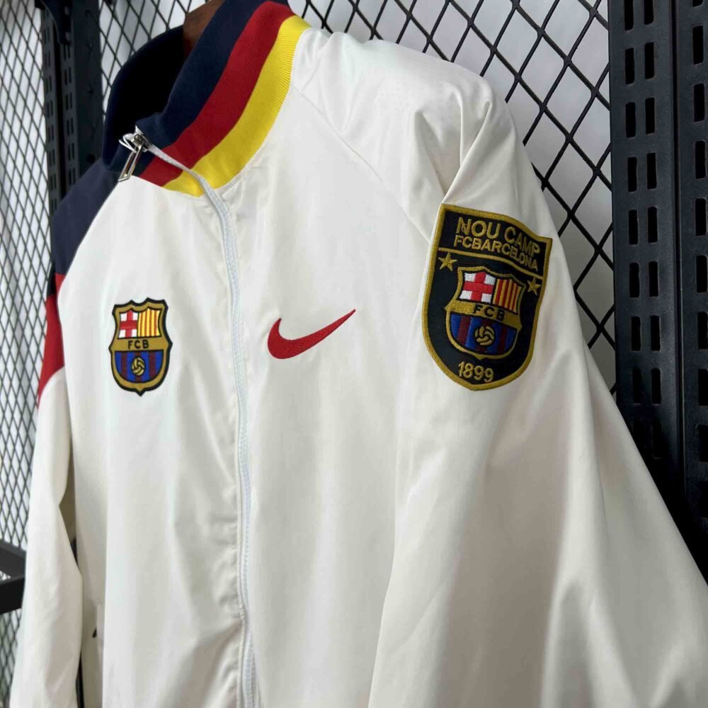 Barcelona Windbreaker Jacket 25/26 (White) - Image 5
