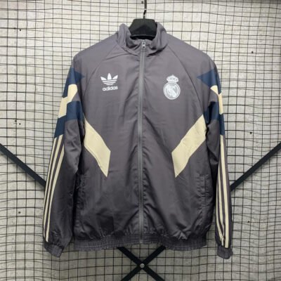 Real Madrid Windbreaker Jacket 24/25 (Brown)