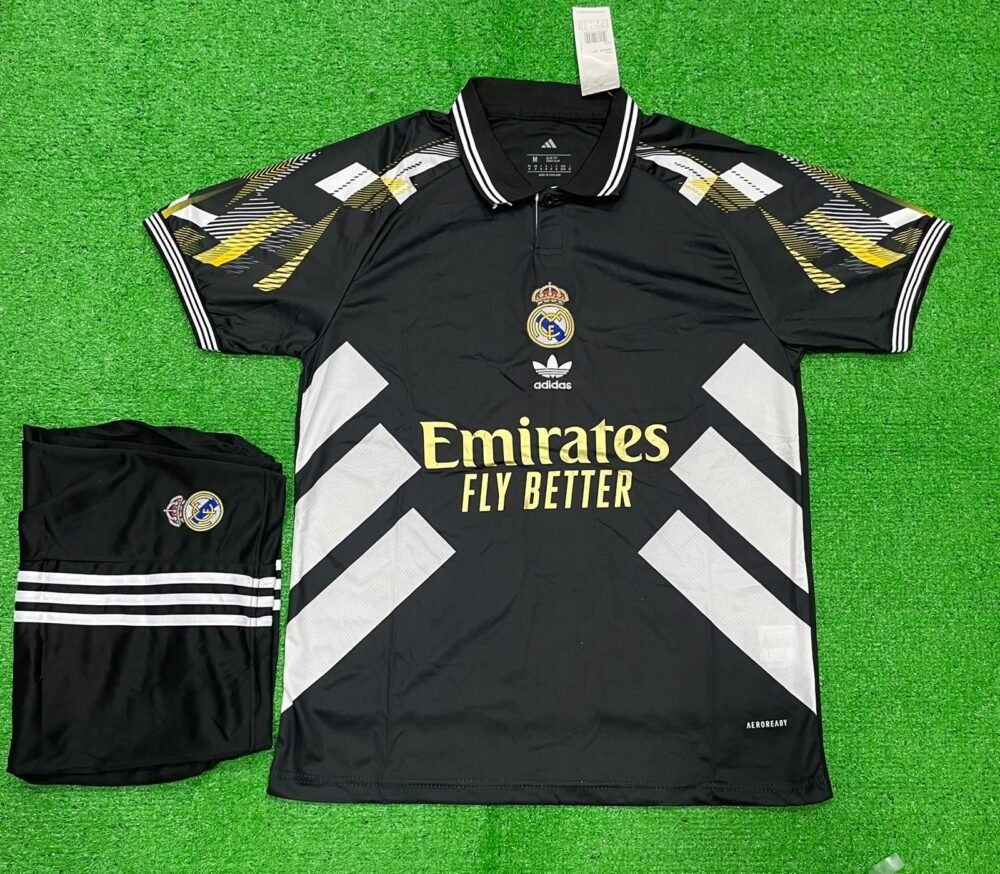 Real Madrid Black Polo Special Edition Kit 25/26 (FC SET)