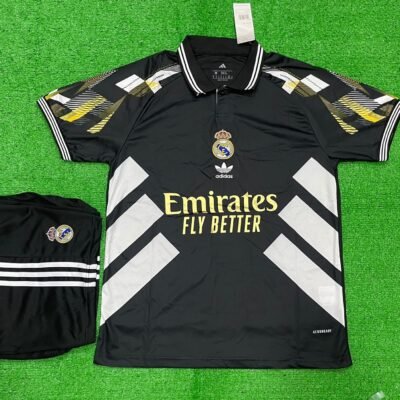 Real Madrid Black Polo Special Edition Kit 25/26 (FC SET)
