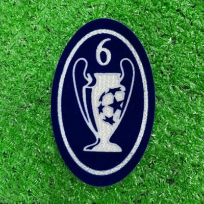 UCL 6 Times Champions Trophy Badge
