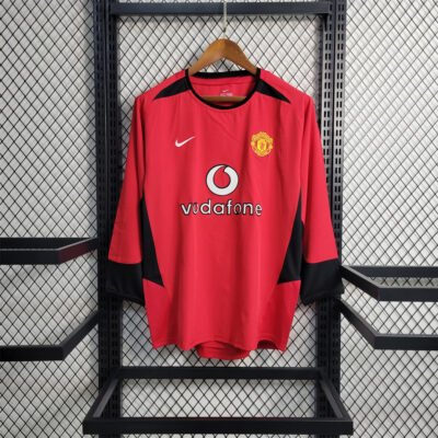 Manchester United Home Kit 2002/03 (Full Sleeve)