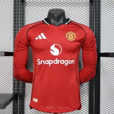 Manchester United Home Kit 25/26 Full Sleeves (PV)