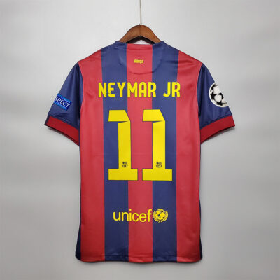 Barcelona Home Kit 2014/15 (Half Sleeve) - M-40, NEYMAR JR (11)