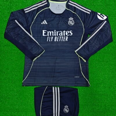 Real Madrid Away Kit 25/26 Full Sleeve (FC SET)