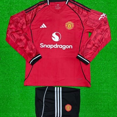 Manchester United Home Kit 25/26 Full Sleeve (FC SET)