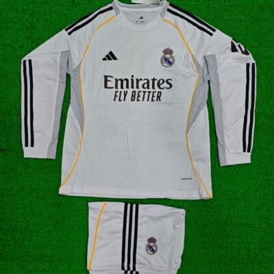 Real Madrid Home Kit 25/26 Full Sleeve (FC SET)