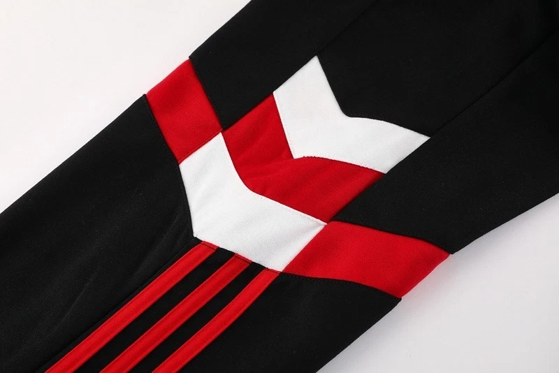 Manchester United Hoodie Training Suit 25/26 (Black - Red) - Image 5