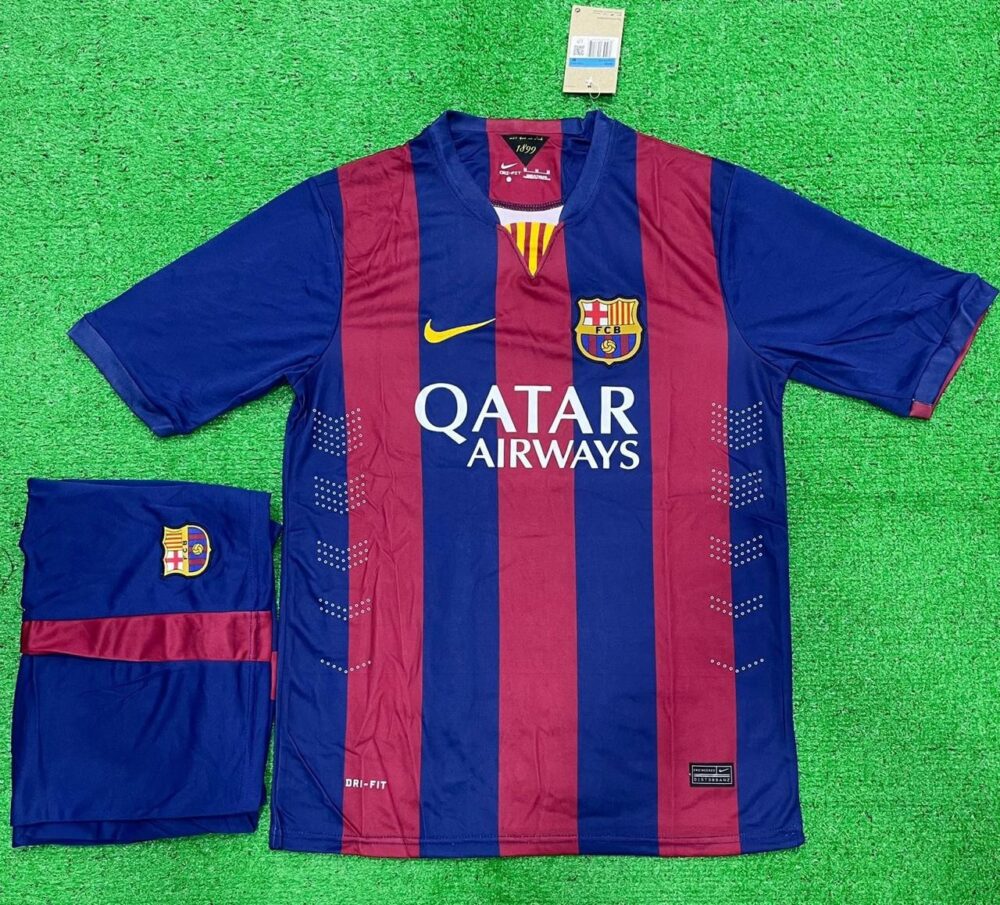 Barcelona Home Kit 14/15 Half Sleeve (RETRO SET) – THE KAPA