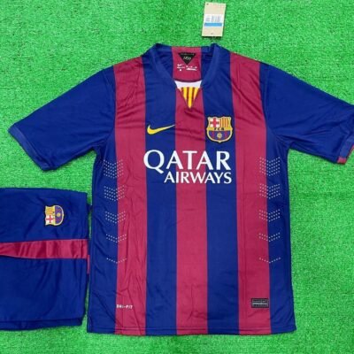 Barcelona Home Kit 14/15 Half Sleeve (RETRO SET)