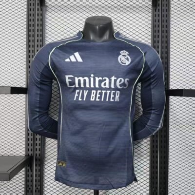 Real Madrid Away Kit 25/26 Full Sleeves (PV)
