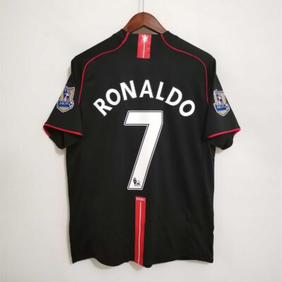 Manchester United Away Kit 2007/08 (Half Sleeve) - M-40, RONALDO (7)