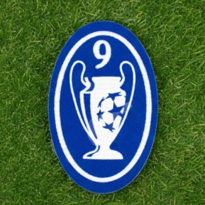 UCL 9 Times Champions Trophy Badge