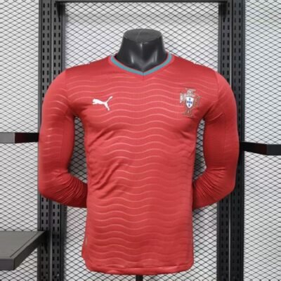 Portugal Home Kit 2026 Full Sleeves (PV) (World Cup)