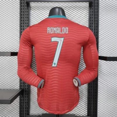 Portugal Home Kit 2026 Full Sleeves (PV) (World Cup) - M-38, RONALDO (7)